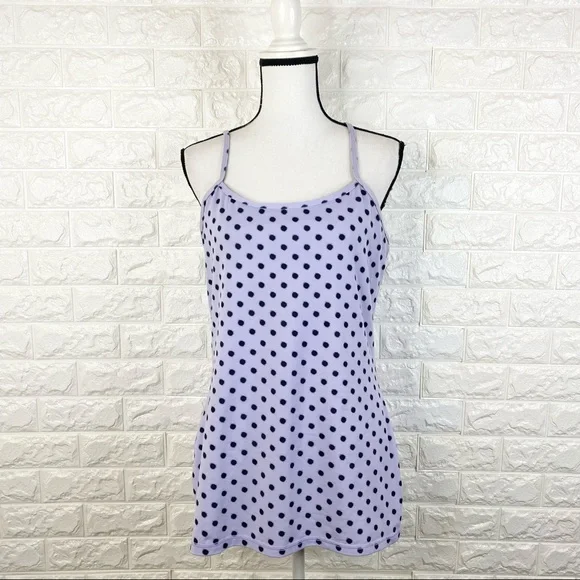 Lululemon Power Y Tank Black Grey Dots - Picture 2 of 6